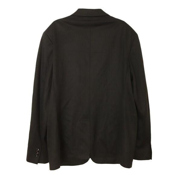 SOFT CLOTH Men's Studio Suit Jacket 40 Jersey Wool Blend Solid Black NEW B32 - Picture 3 of 6